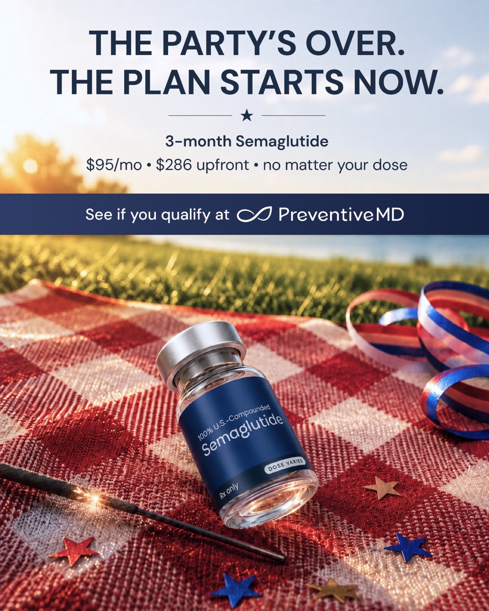 PreventiveMD Semaglutide plan advertisement